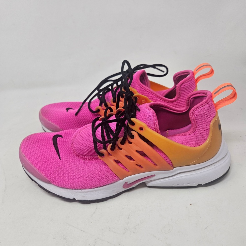 Nike Air Presto Hyper Pink Orange Womens Running Shoes 878068-607 Size 8 - Picture 2 of 8